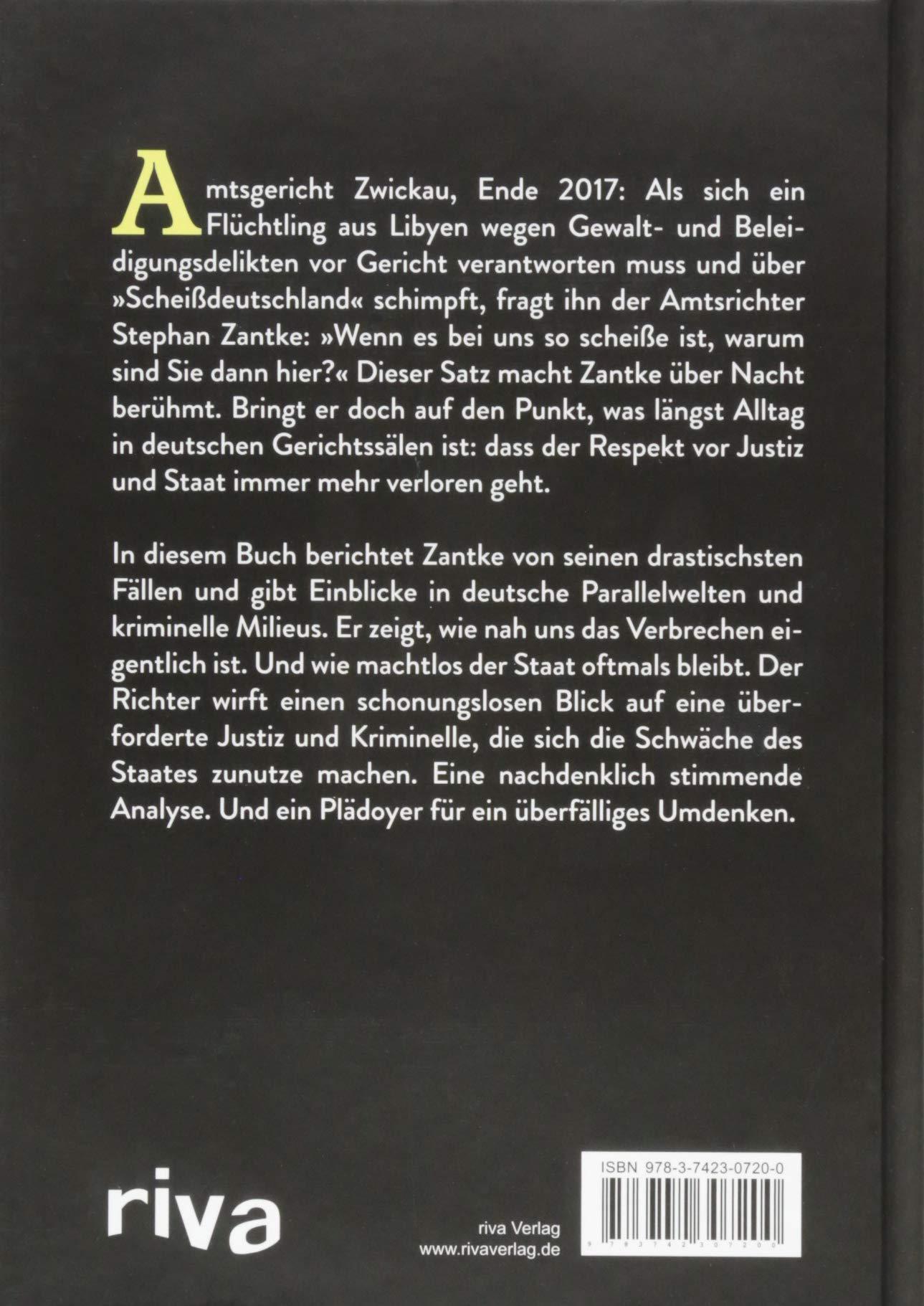Rückseitencover "Wenn Deutschland so scheiße ist, warum sind Sie dann hier?"