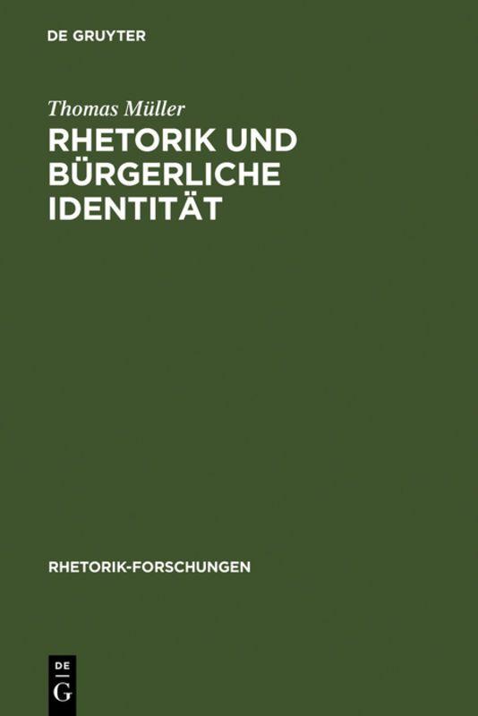 Vorderes Coverbild Rhetorik und bürgerliche Identität