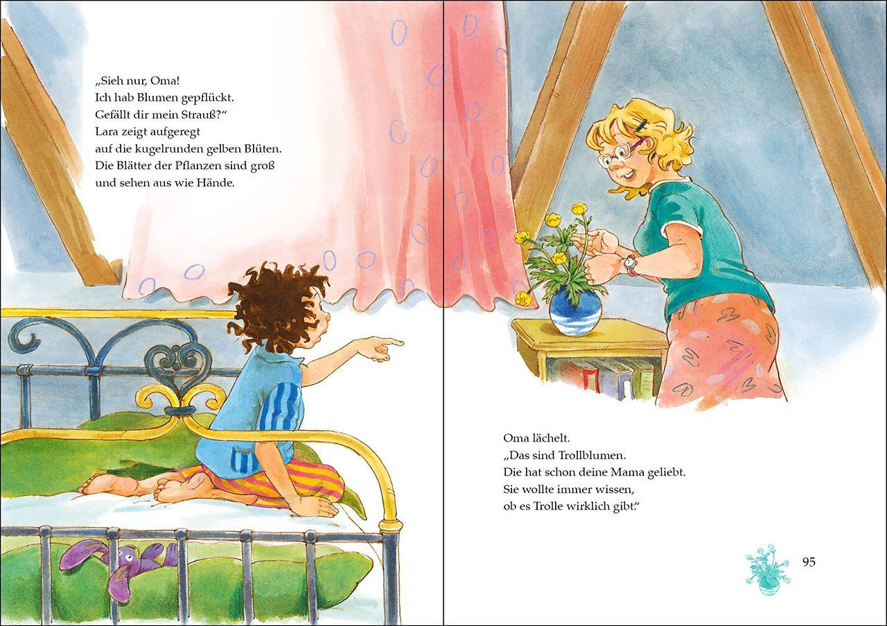 Beispielinhalt (Bild) Mein Adventskalender mit 24 Einhorngeschichten