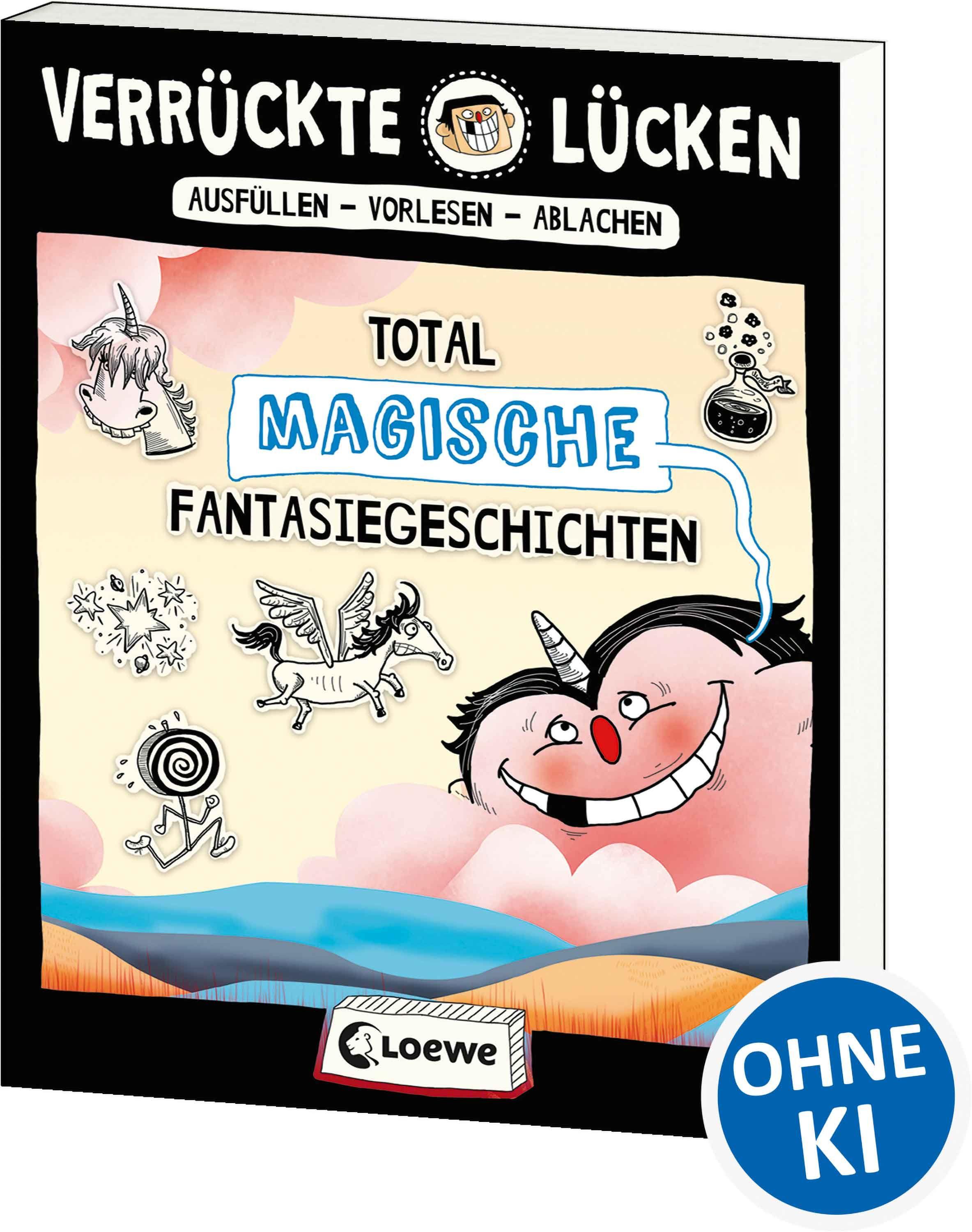 Vorderes Coverbild Verrückte Lücken - Total magische Fantasiegeschichten