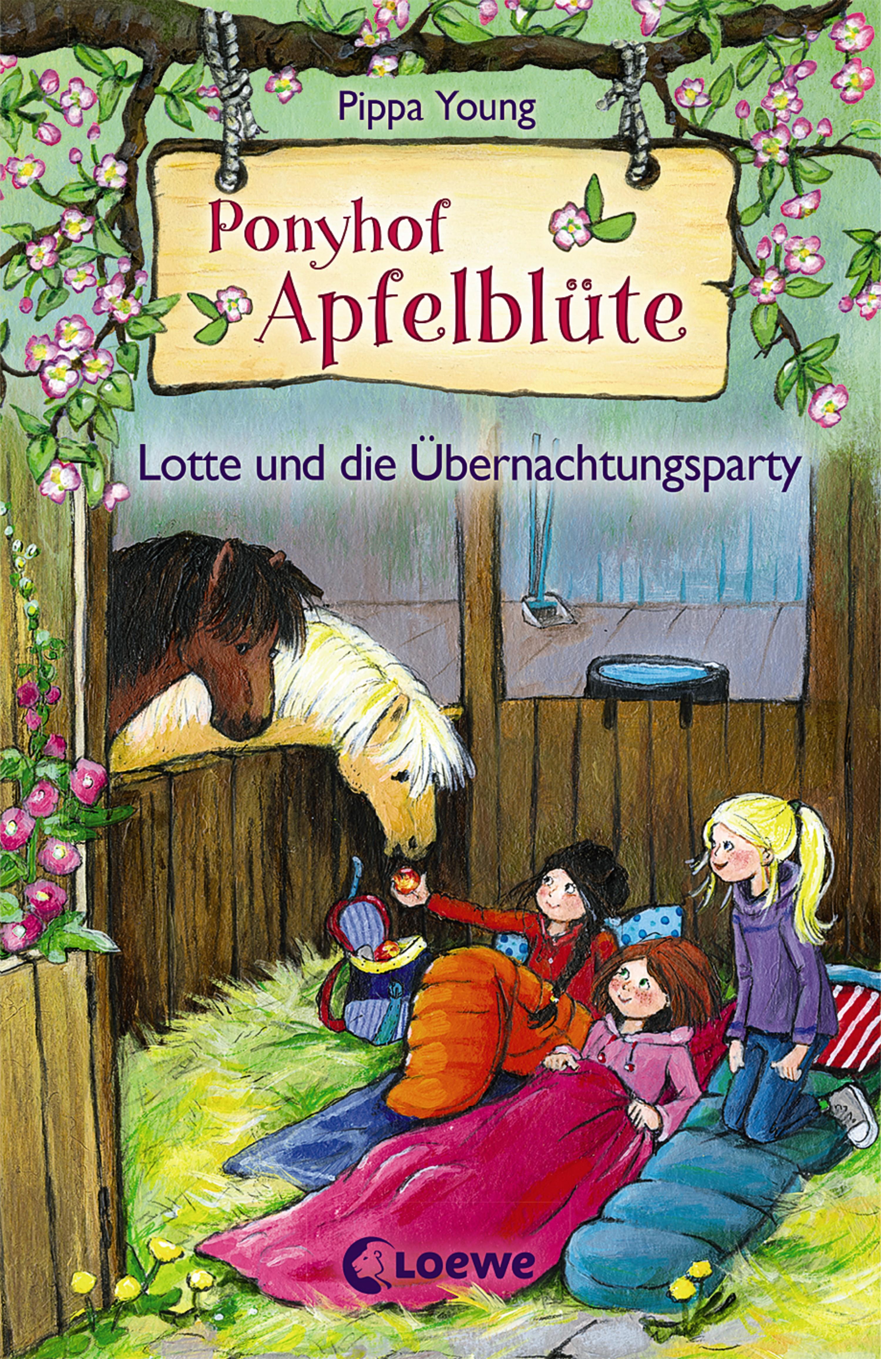 Vorderes Coverbild Ponyhof Apfelblüte 12 - Lotte und die Übernachtungsparty