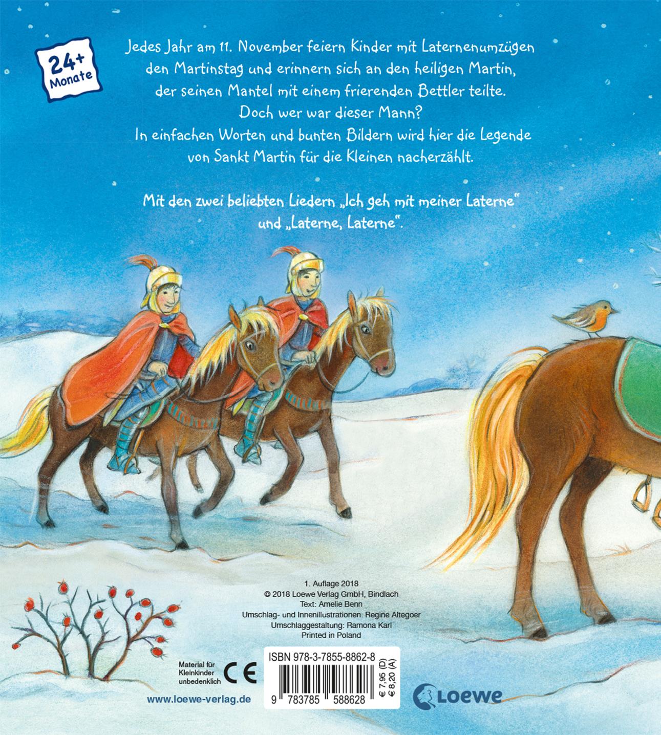 Rückseitencover Die Geschichte von Sankt Martin