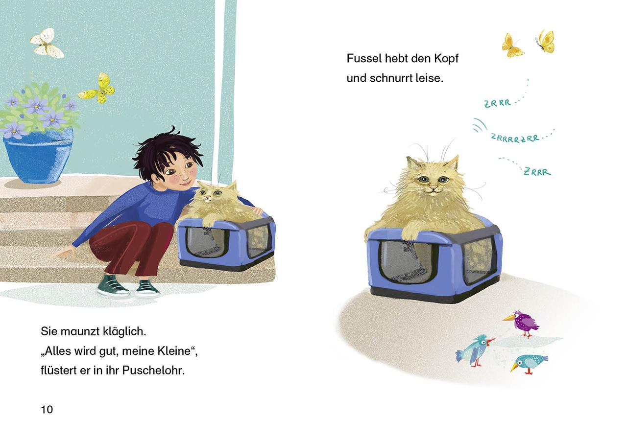 Beispielinhalt (Bild) Leselöwen 1. Klasse - Ein Tag in der Tierarzt-Praxis