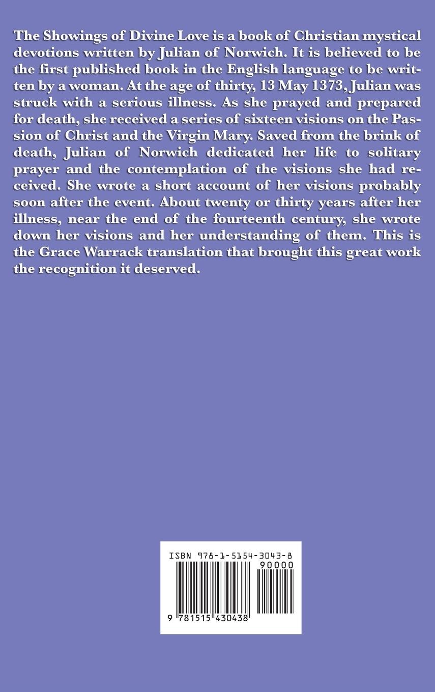 Rückseitencover The Showings of Divine Love