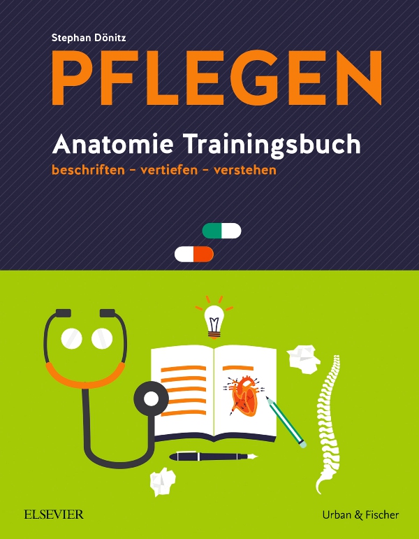 Vorderes Coverbild PFLEGEN Anatomie Trainingsbuch