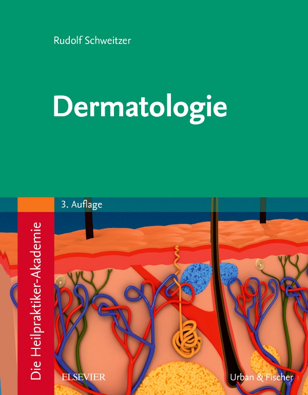 Vorderes Coverbild Die Heilpraktiker-Akademie. Dermatologie