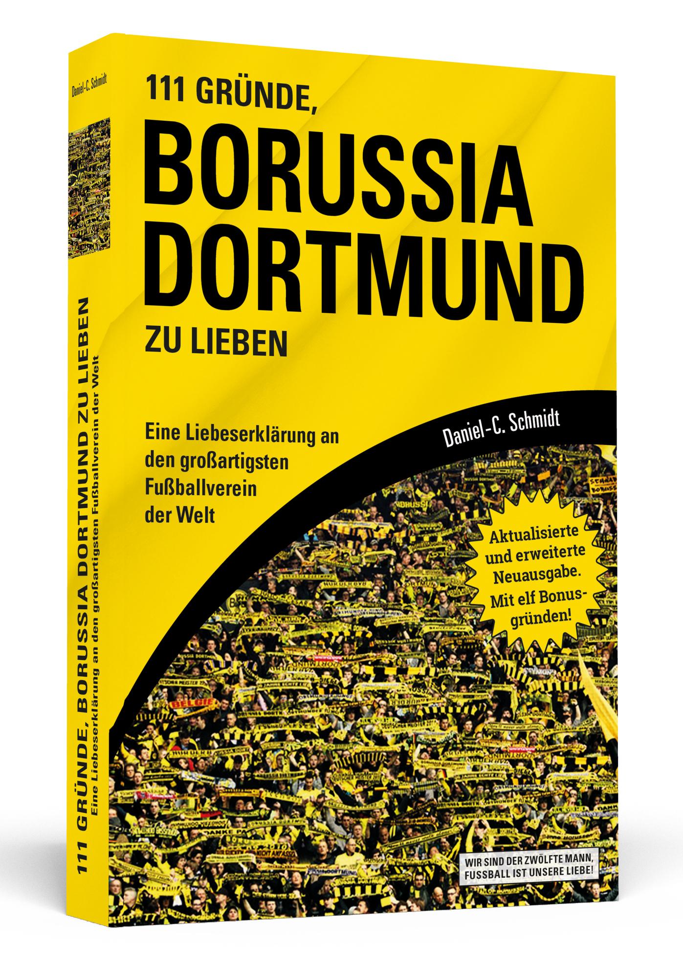 Vorderes Coverbild 111 Gründe, Borussia Dortmund zu lieben
