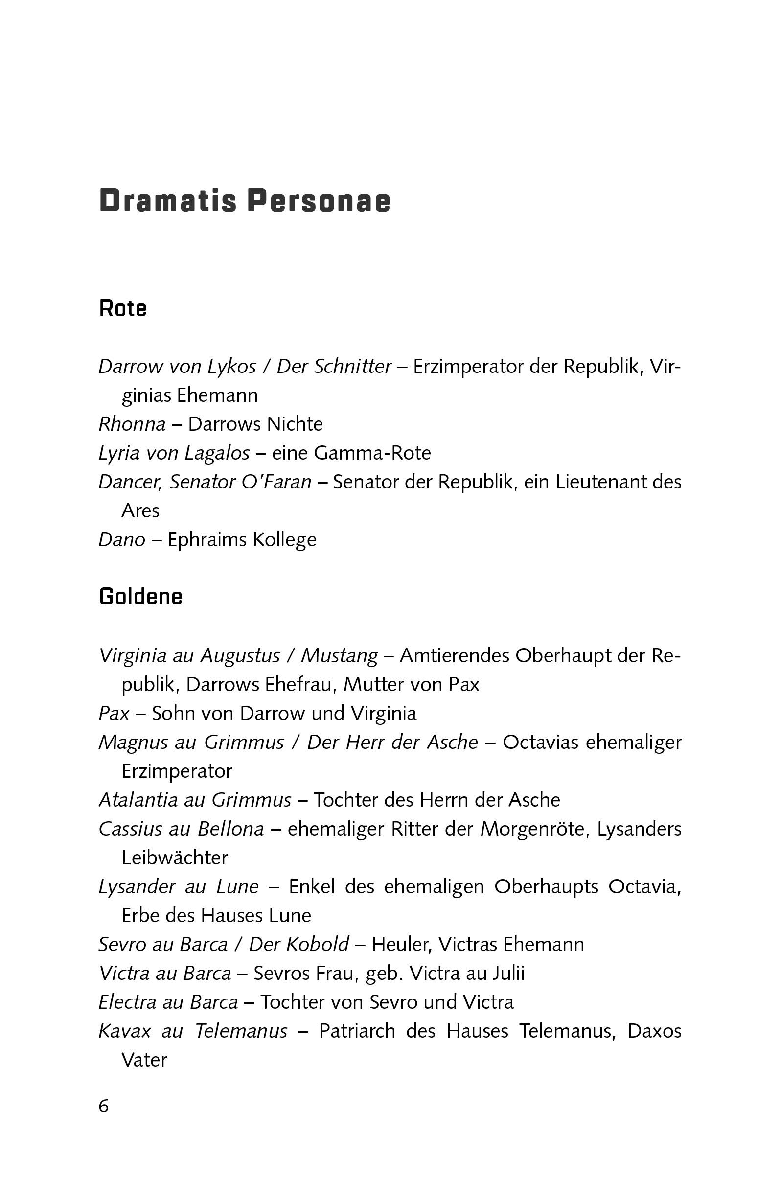 Beispielinhalt (Bild) Red Rising - Asche zu Asche