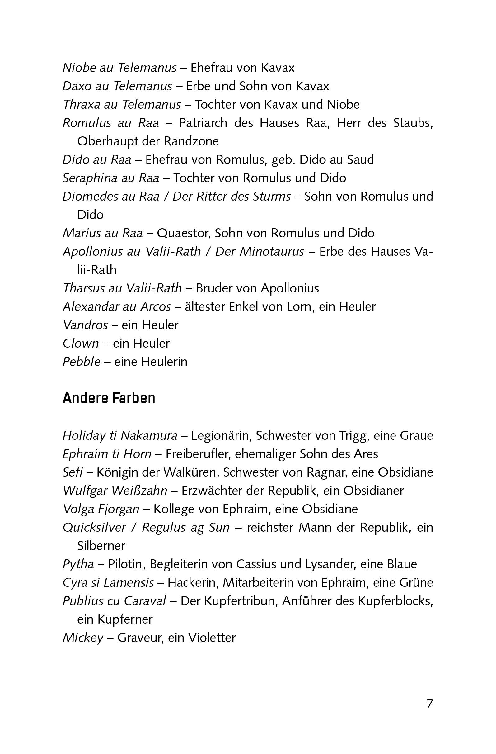 Beispielinhalt (Bild) Red Rising - Asche zu Asche