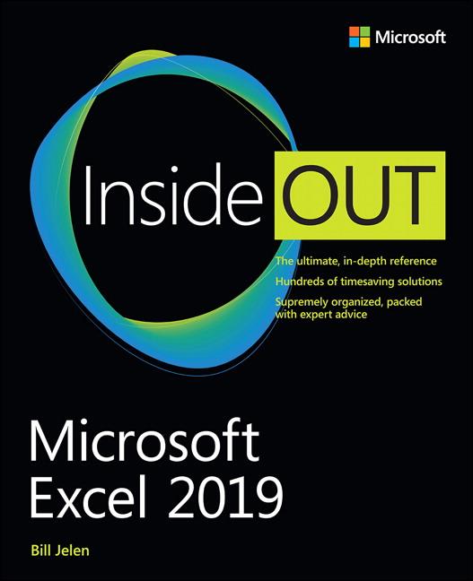 Vorderes Coverbild Microsoft Excel 2019 Inside Out