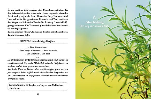 Beispielinhalt (Bild) Das kleine Buch: Vergessene Hausmittel