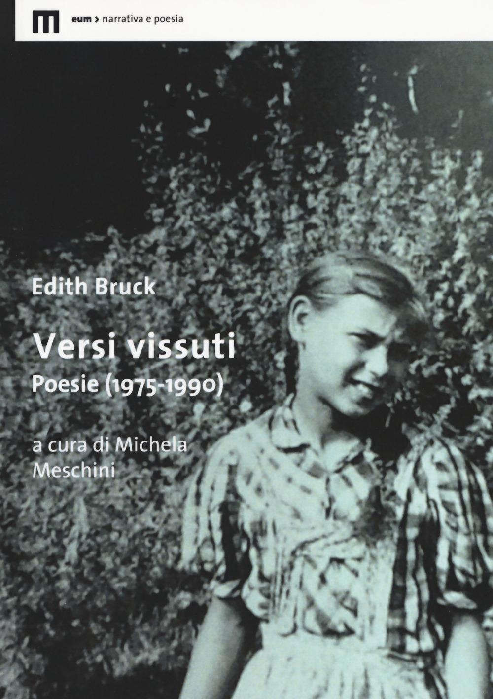 Vorderes Coverbild Versi vissuti. Poesie (1975-1990)