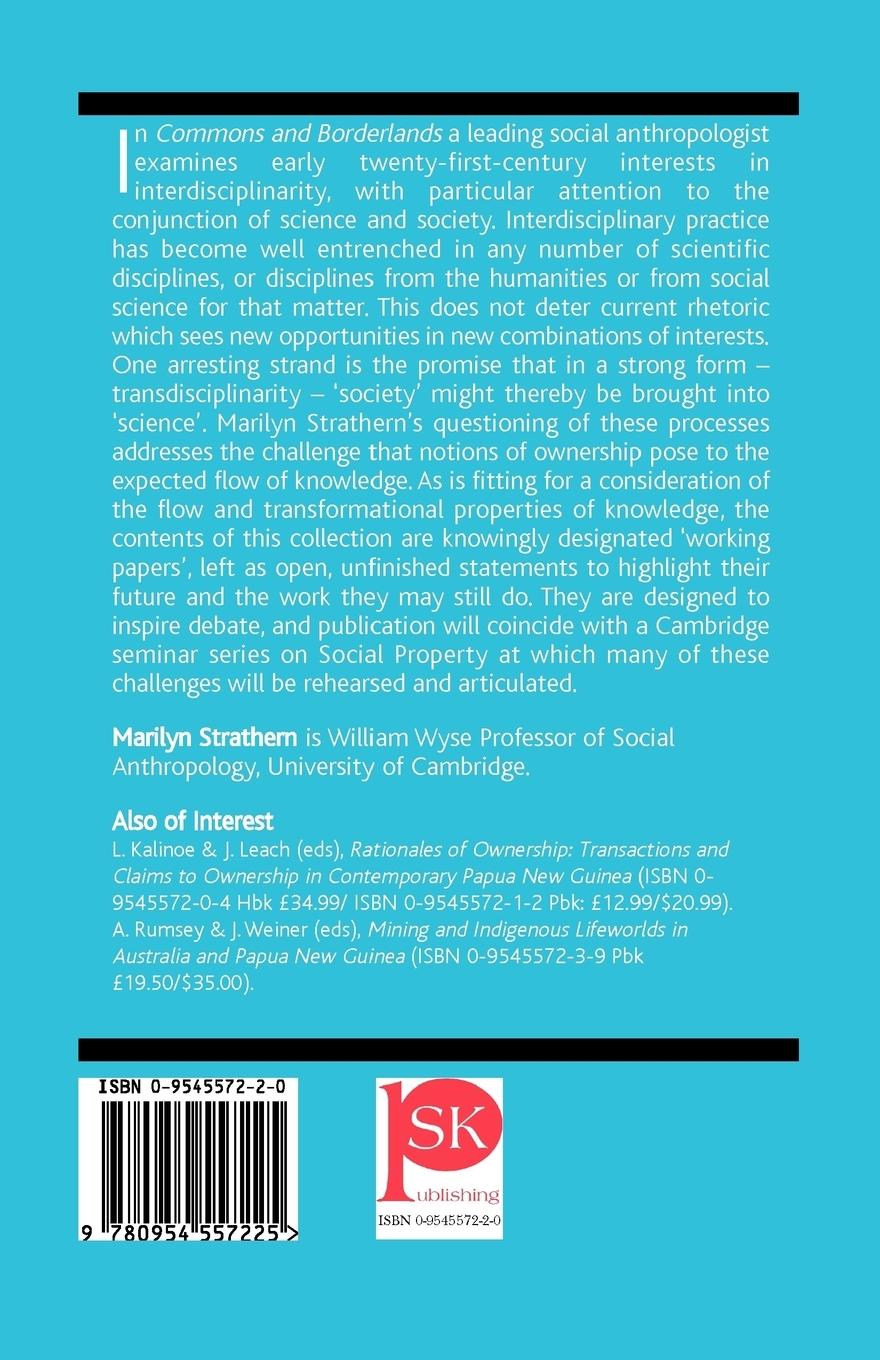 Rückseitencover Commons and Borderlands