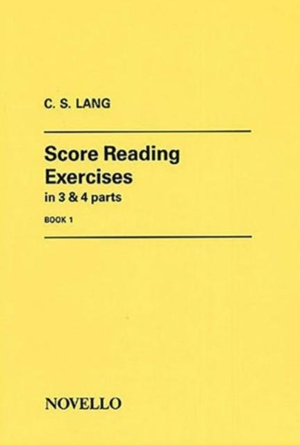 Vorderes Coverbild Score Reading Exercises Book 1