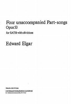 Vorderes Coverbild Four Unaccompanied Part-Songs: Opus 53: For SATB with Divisions
