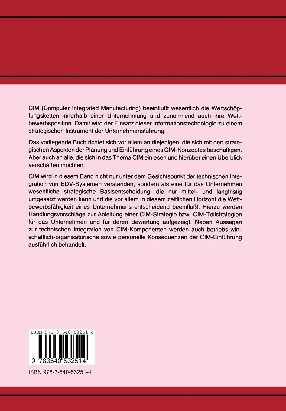 Rückseitencover CIM-Strategie als Teil der Unternehmensstrategie