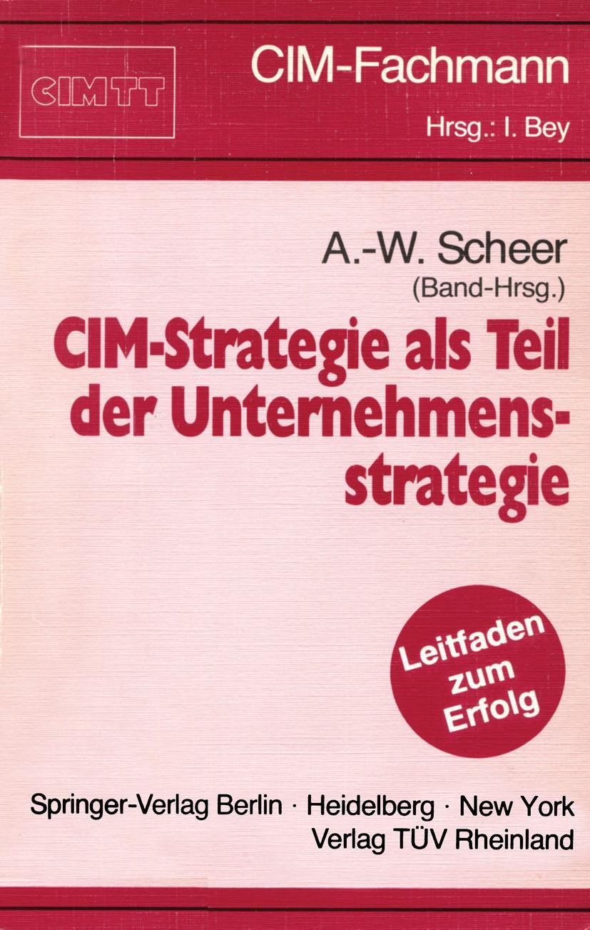Vorderes Coverbild CIM-Strategie als Teil der Unternehmensstrategie
