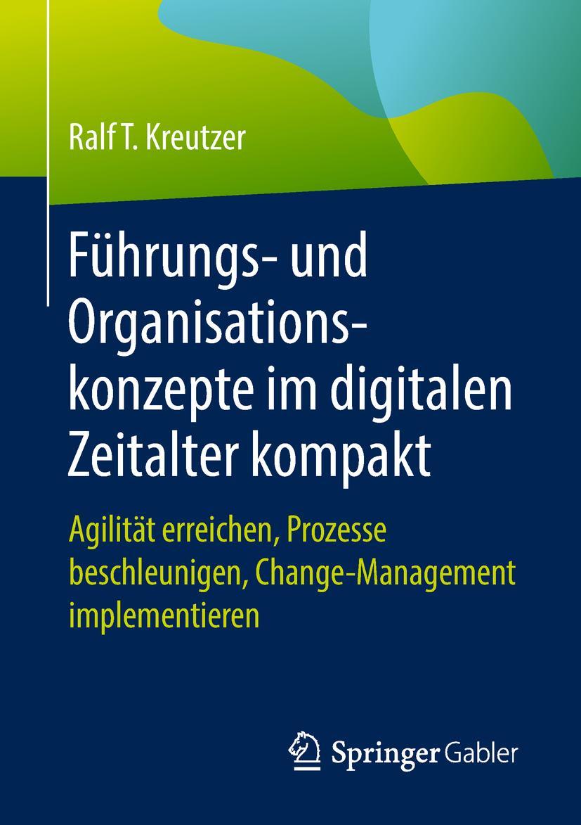 Vorderes Coverbild Führungs- und Organisationskonzepte im digitalen Zeitalter kompakt
