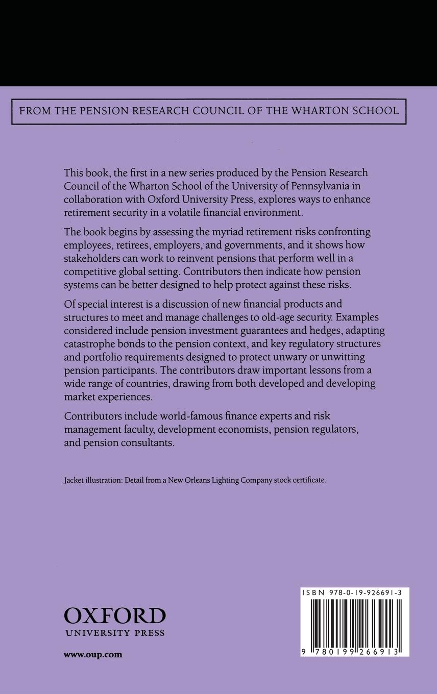 Rückseitencover The Pension Challenge