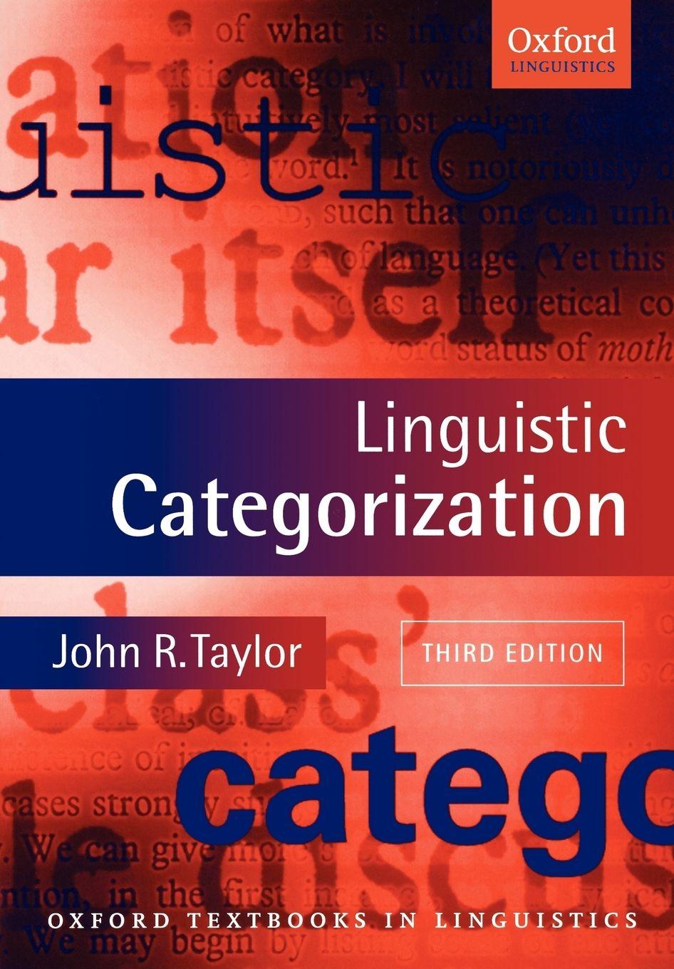 Vorderes Coverbild Linguistic Categorization