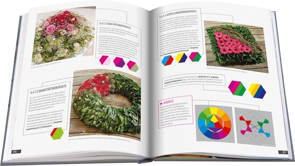 Beispielinhalt (Bild) Farbenlehre in in der Floristik