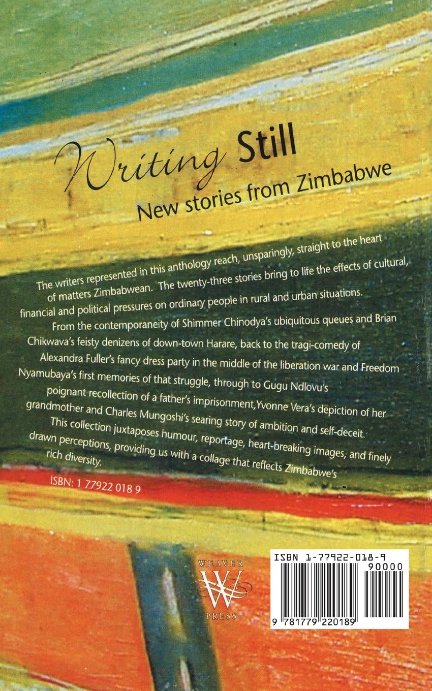 Rückseitencover Writing Still - New stories from Zimbabwe