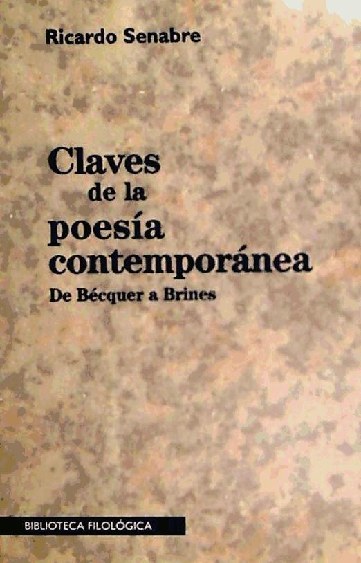 Vorderes Coverbild Claves de la poesía contemporánea
