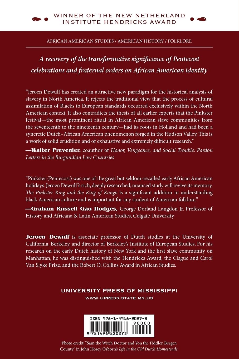 Rückseitencover Pinkster King and the King of Kongo