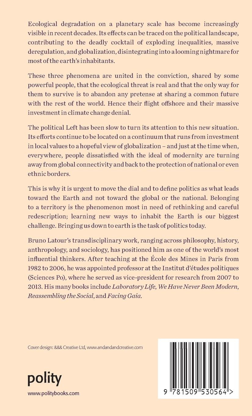 Rückseitencover Down to Earth