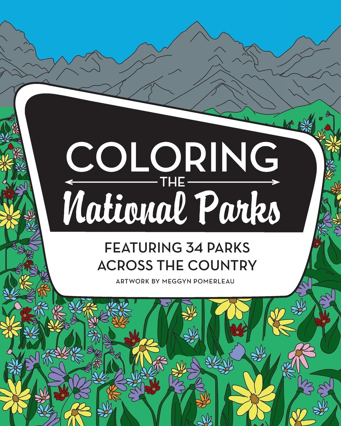 Vorderes Coverbild Coloring the National Parks