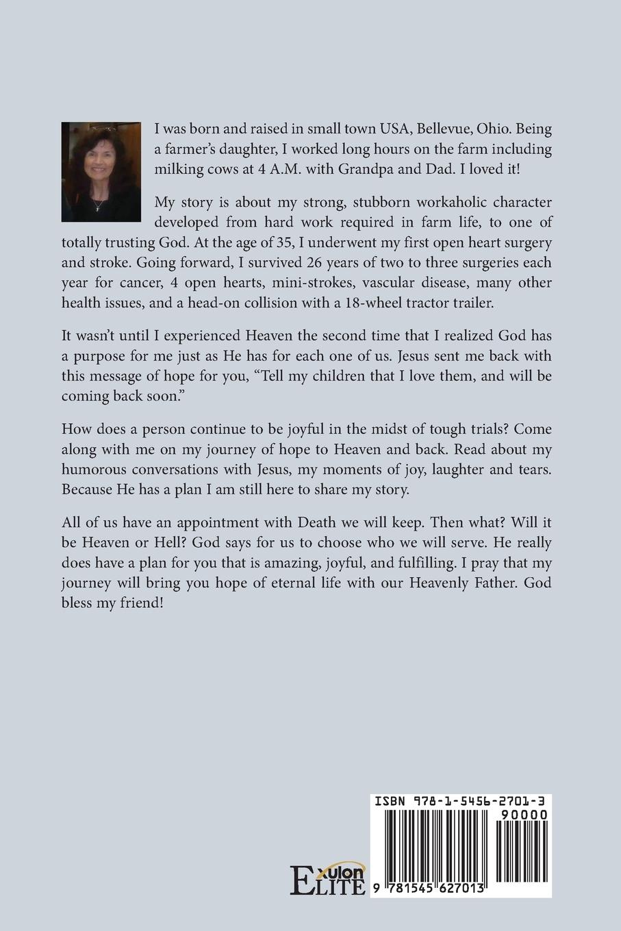 Rückseitencover A Journey of Hope to Heaven & Back