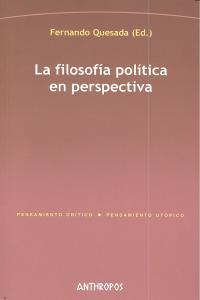 Vorderes Coverbild La filosofía política en perspectiva