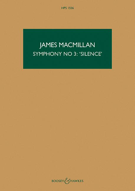Vorderes Coverbild Symphony No. 3: 'Silence': Hawkes Pocket Score 1556