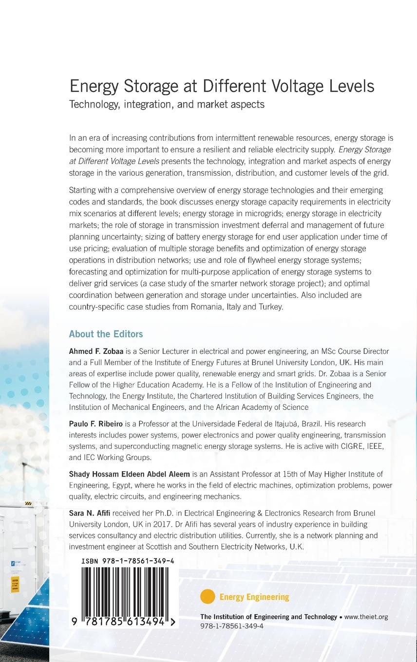 Rückseitencover Energy Storage at Different Voltage Levels: Technology, Integration, and Market Aspects