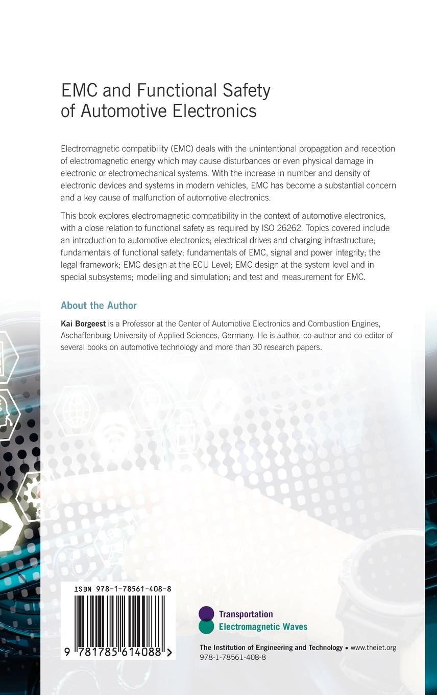 Rückseitencover EMC and Functional Safety of Automotive Electronics
