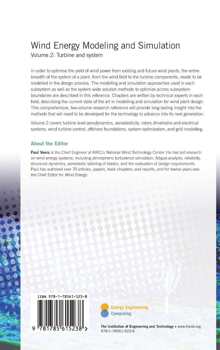 Rückseitencover Wind Energy Modeling and Simulation