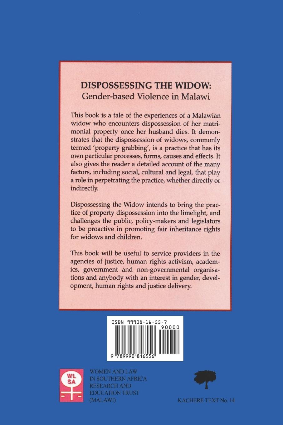 Rückseitencover Dispossessing the Widow