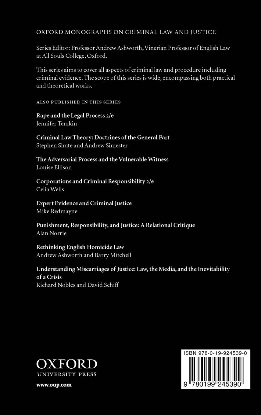 Rückseitencover Jurisdiction and the Ambit of the Criminal Law