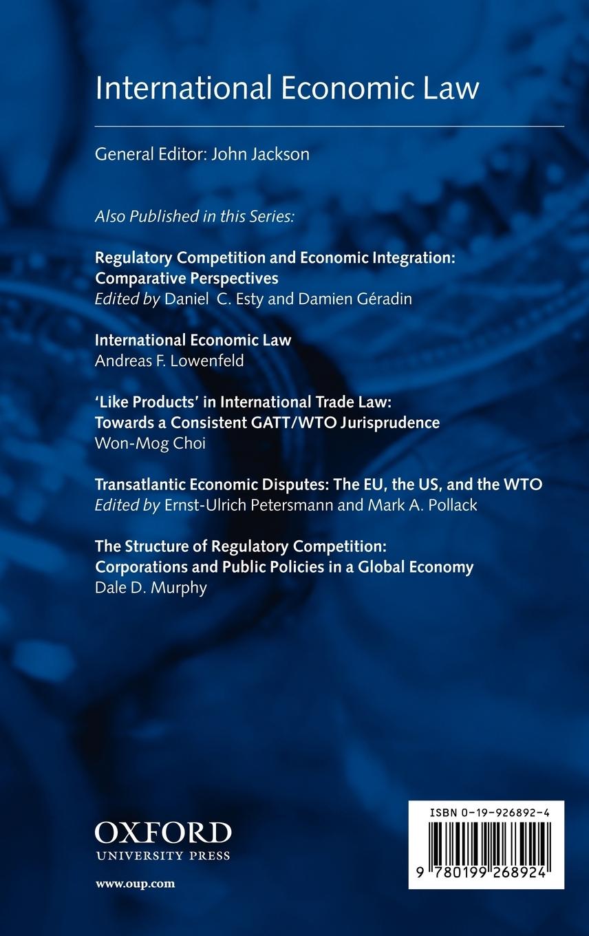 Rückseitencover Standards of Review in Wto Dispute Resolution