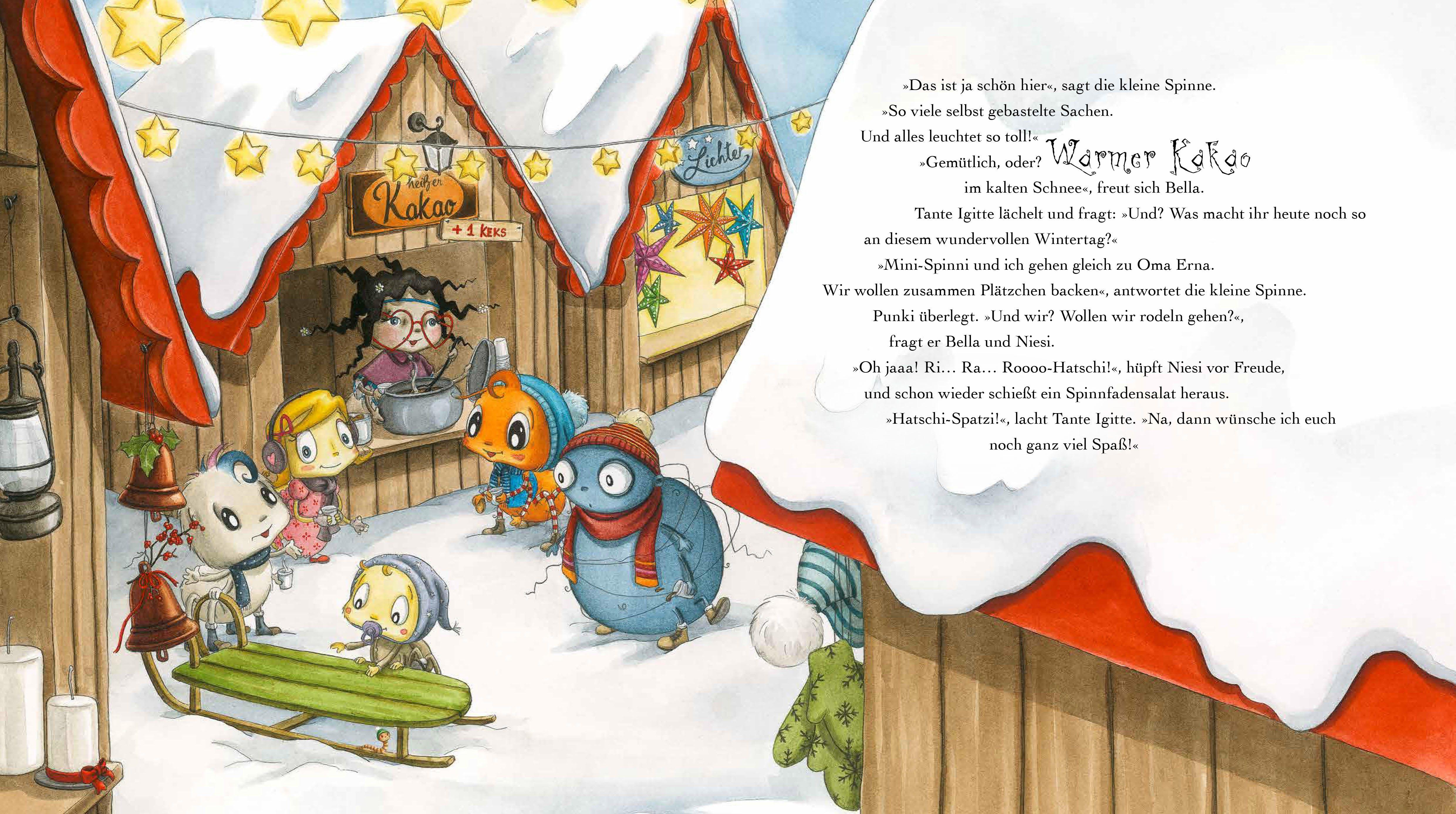 Beispielinhalt (Bild) Die kleine Spinne Widerlich 07 - Wundervolle Winterzeit