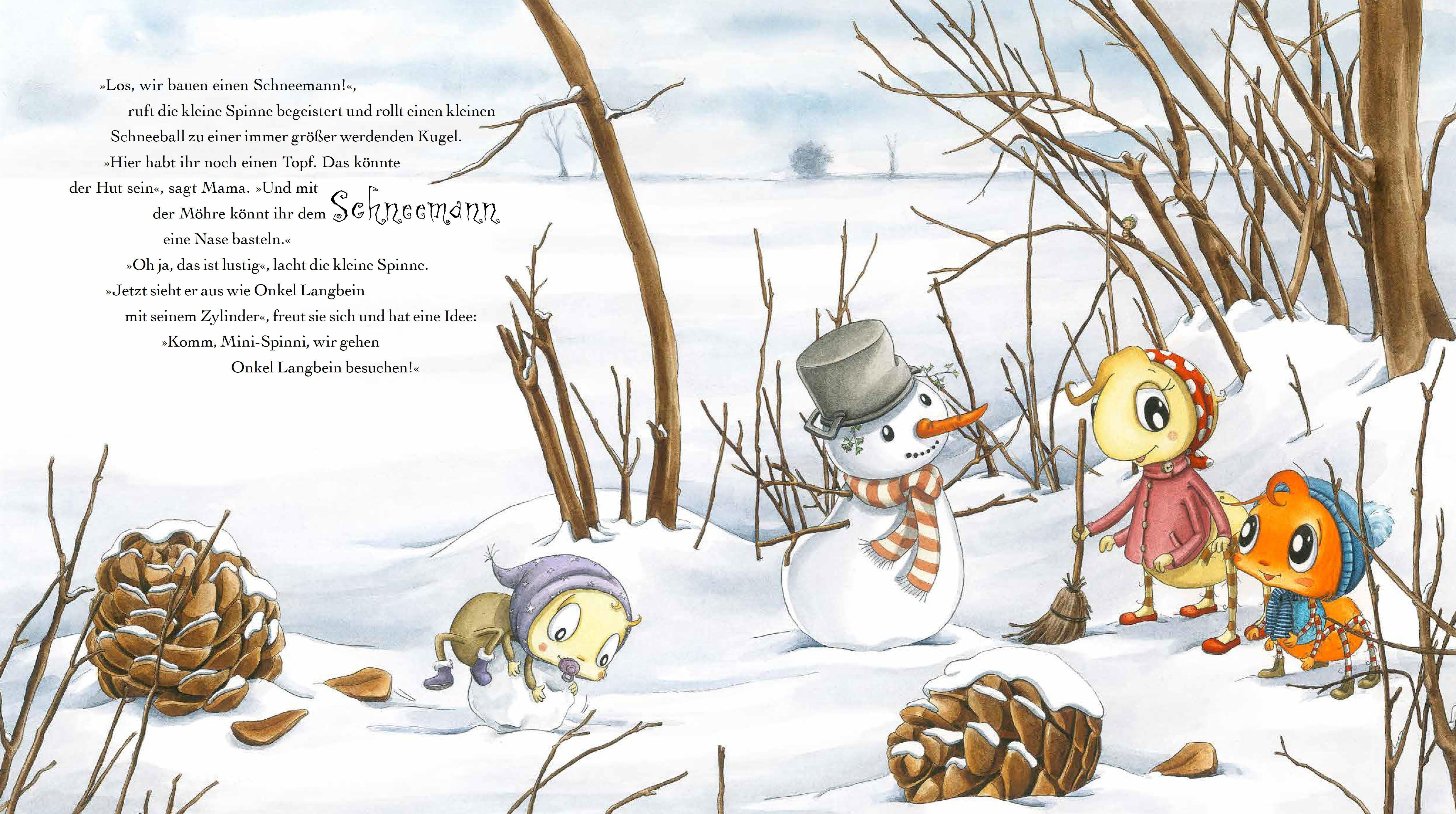 Beispielinhalt (Bild) Die kleine Spinne Widerlich 07 - Wundervolle Winterzeit