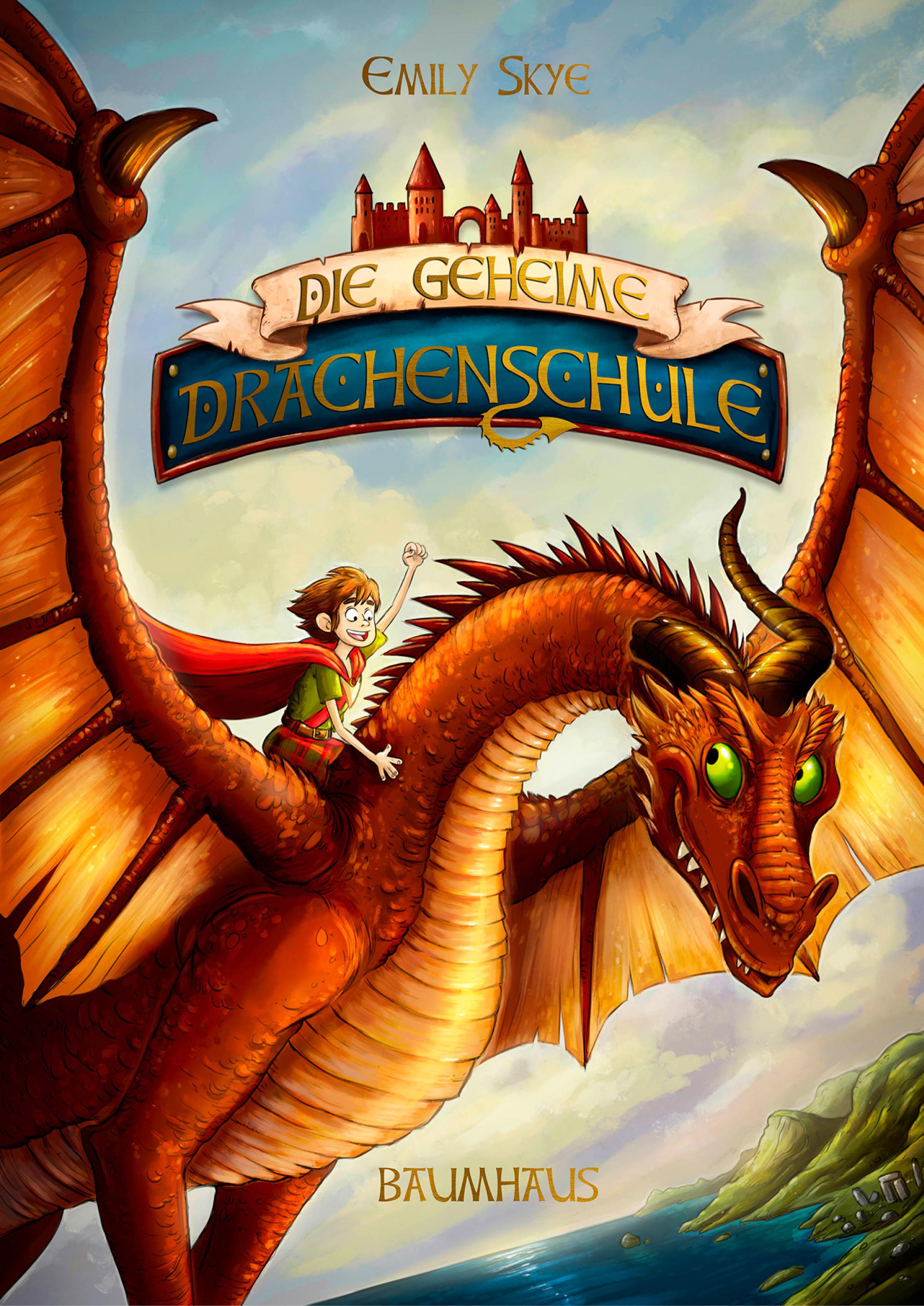 Vorderes Coverbild Die geheime Drachenschule