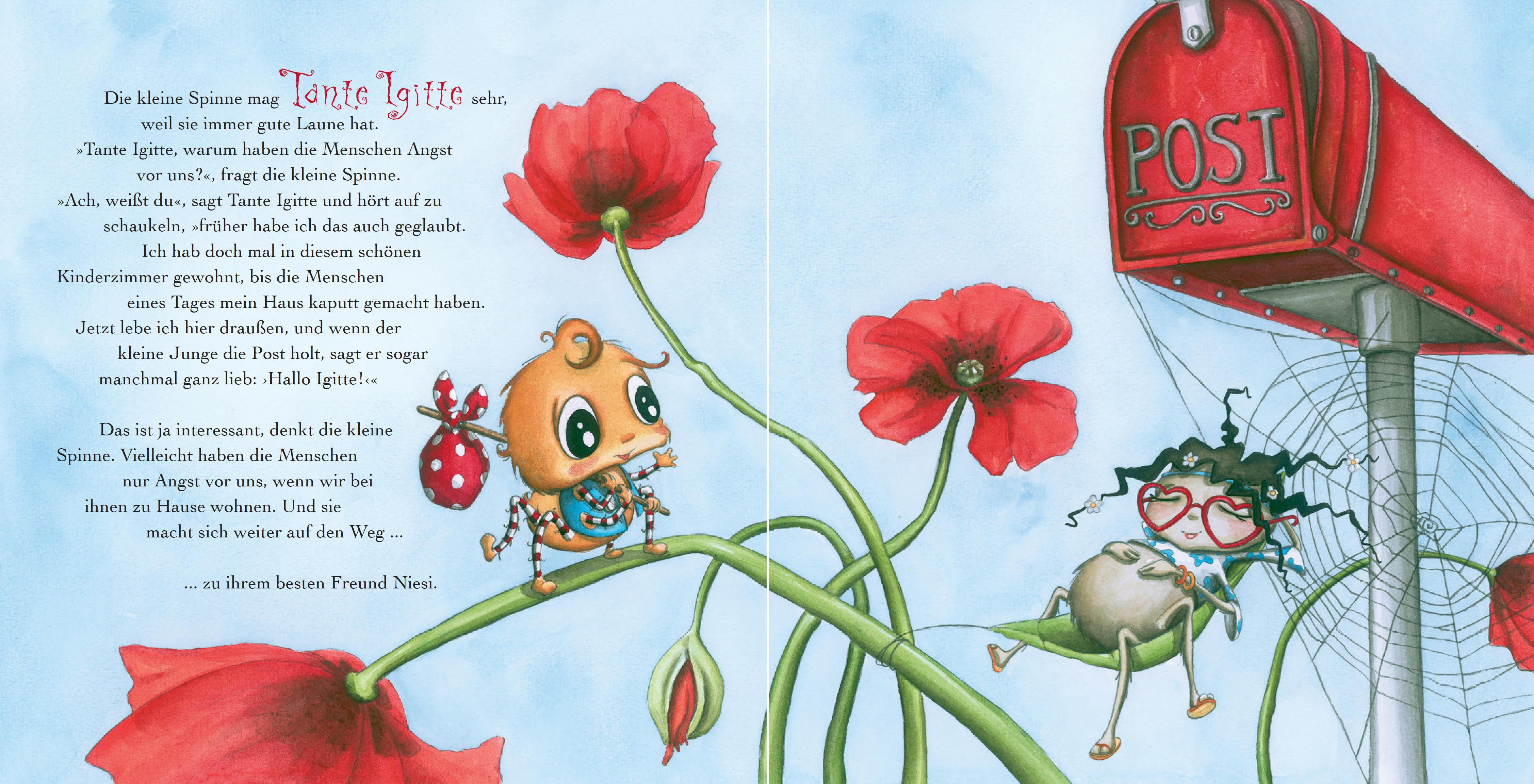 Beispielinhalt (Bild) Die kleine Spinne Widerlich 01 (Pappbilderbuch)