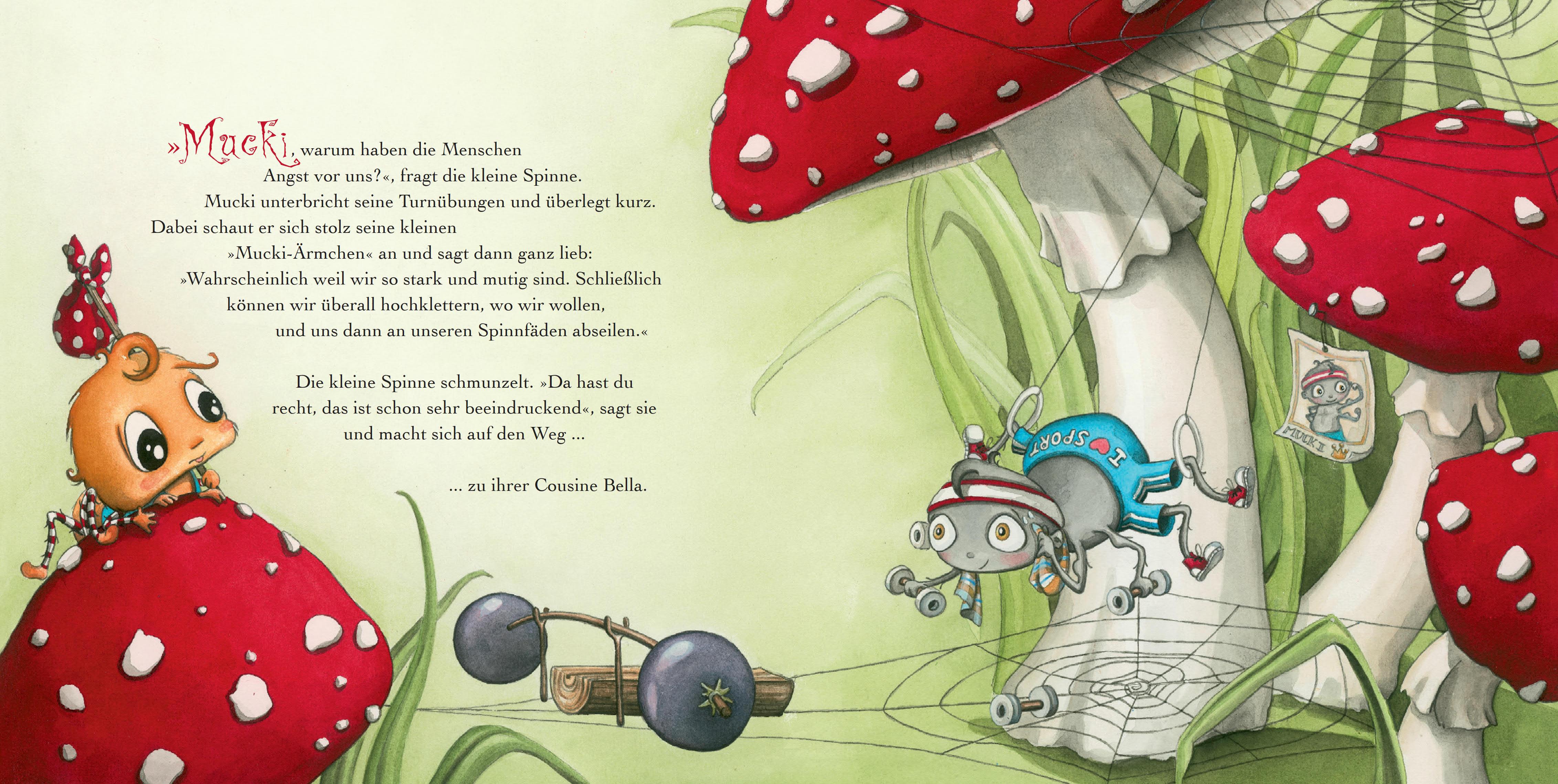 Beispielinhalt (Bild) Die kleine Spinne Widerlich 01 (Pappbilderbuch)
