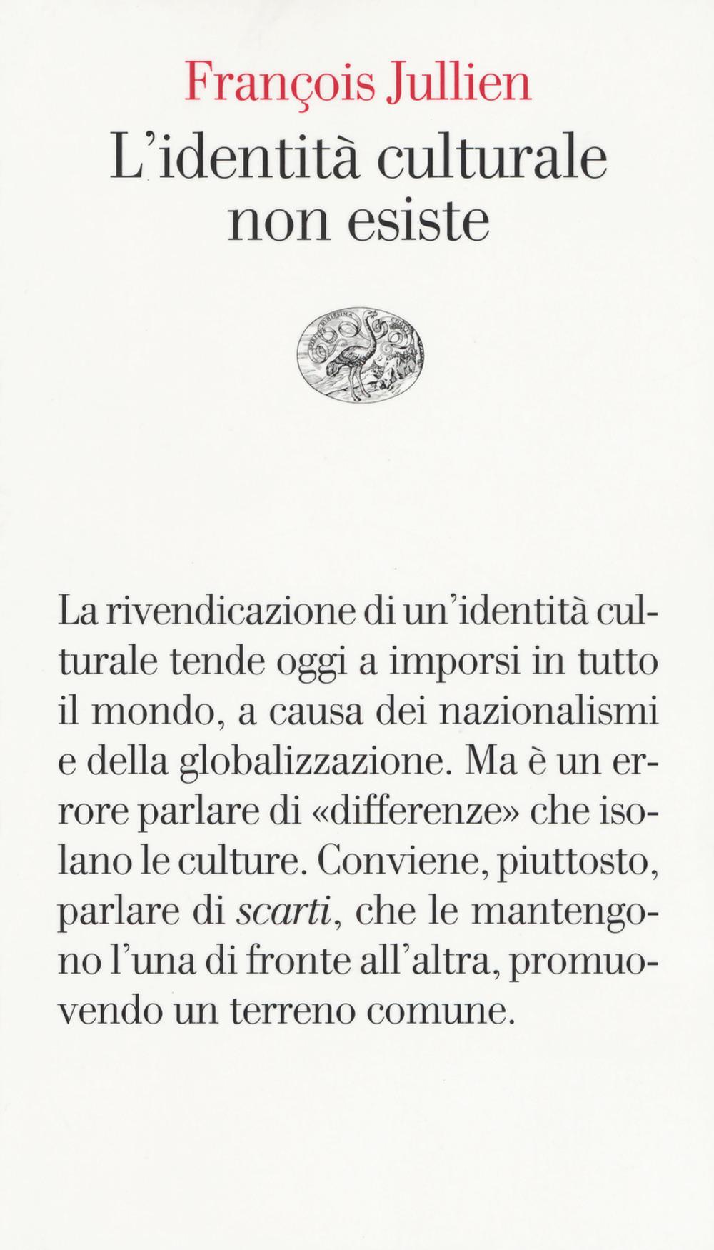 Vorderes Coverbild L' identità culturale non esiste