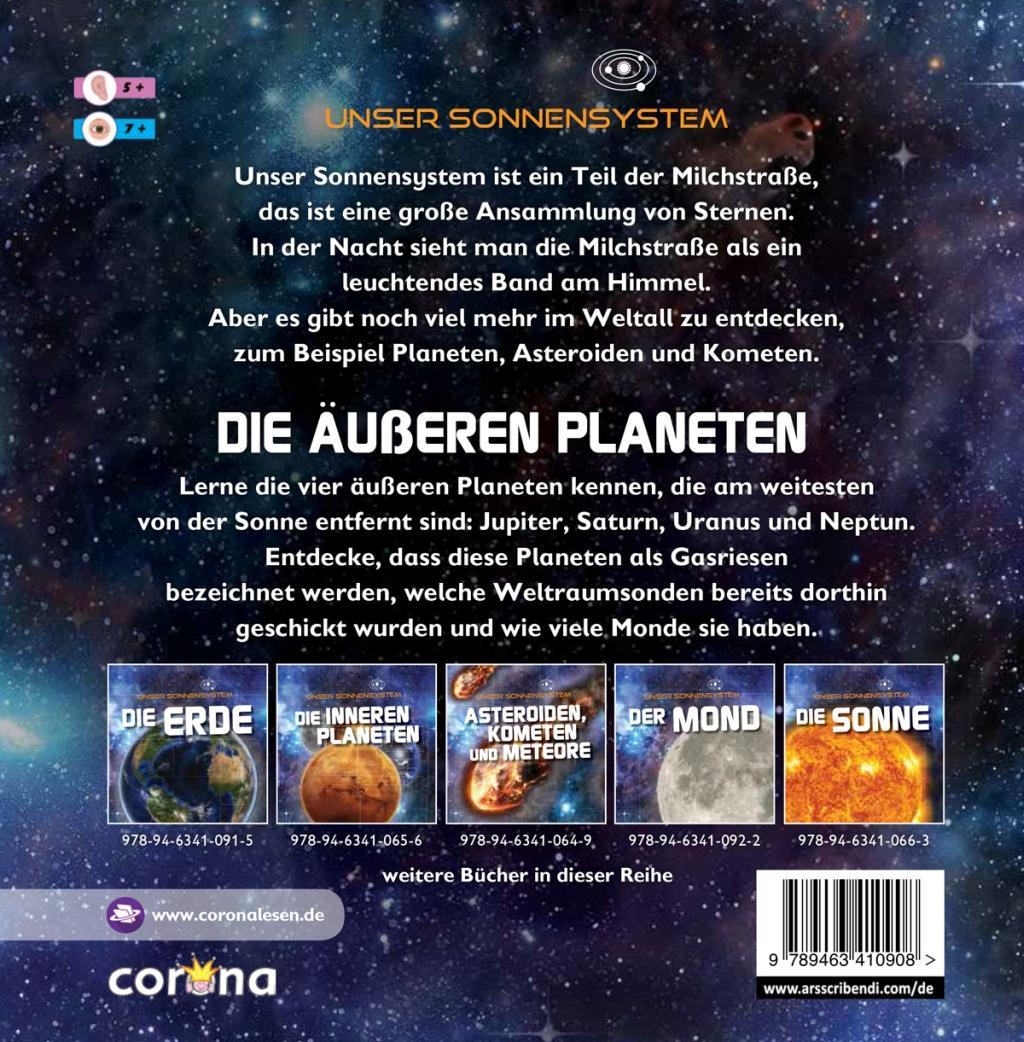 Beispielinhalt (Bild) Die äußeren Planeten