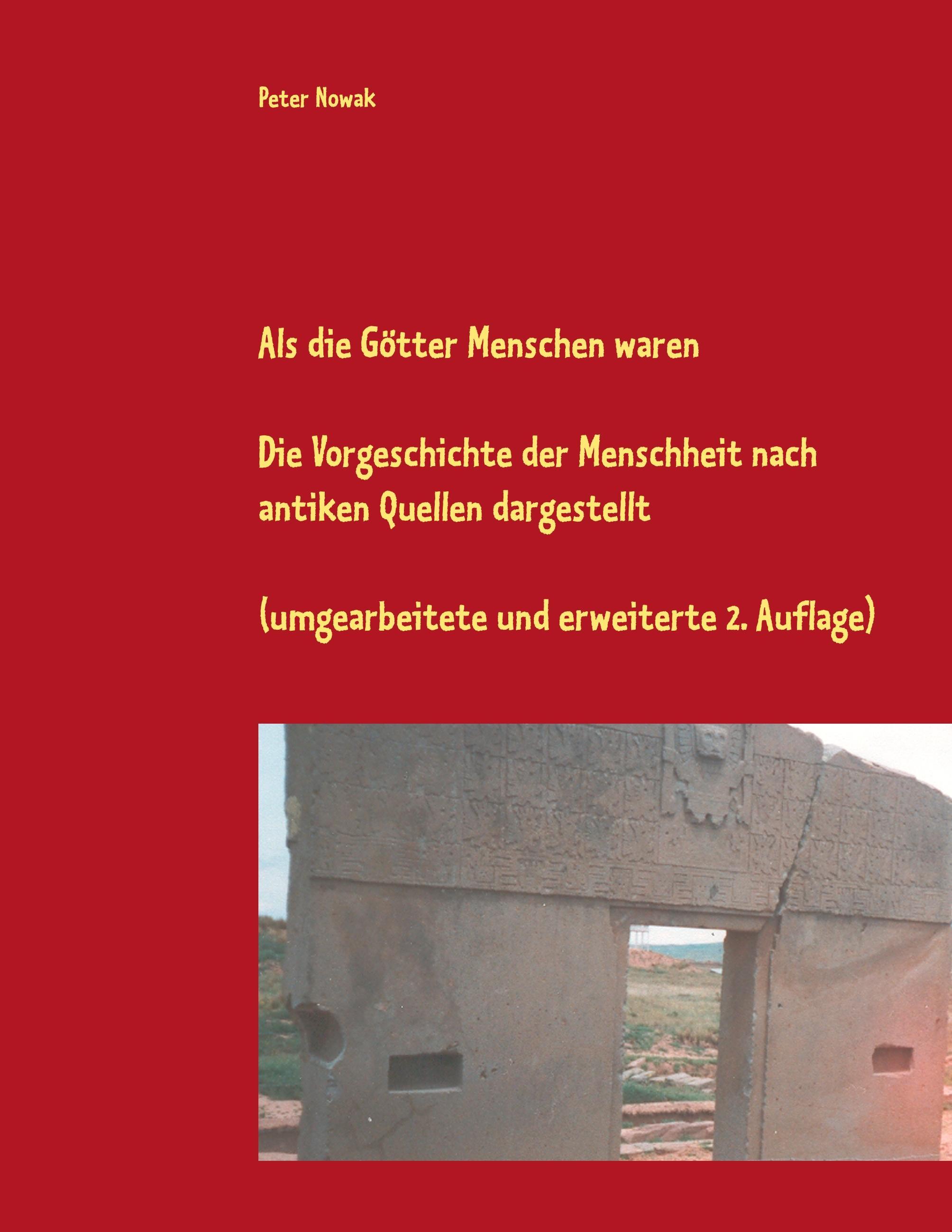 Vorderes Coverbild Als die Götter Menschen waren