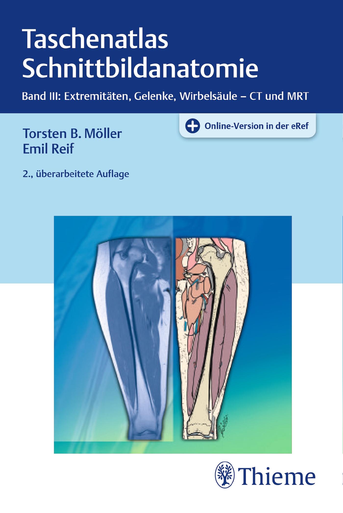 Vorderes Coverbild Taschenatlas Schnittbildanatomie 03
