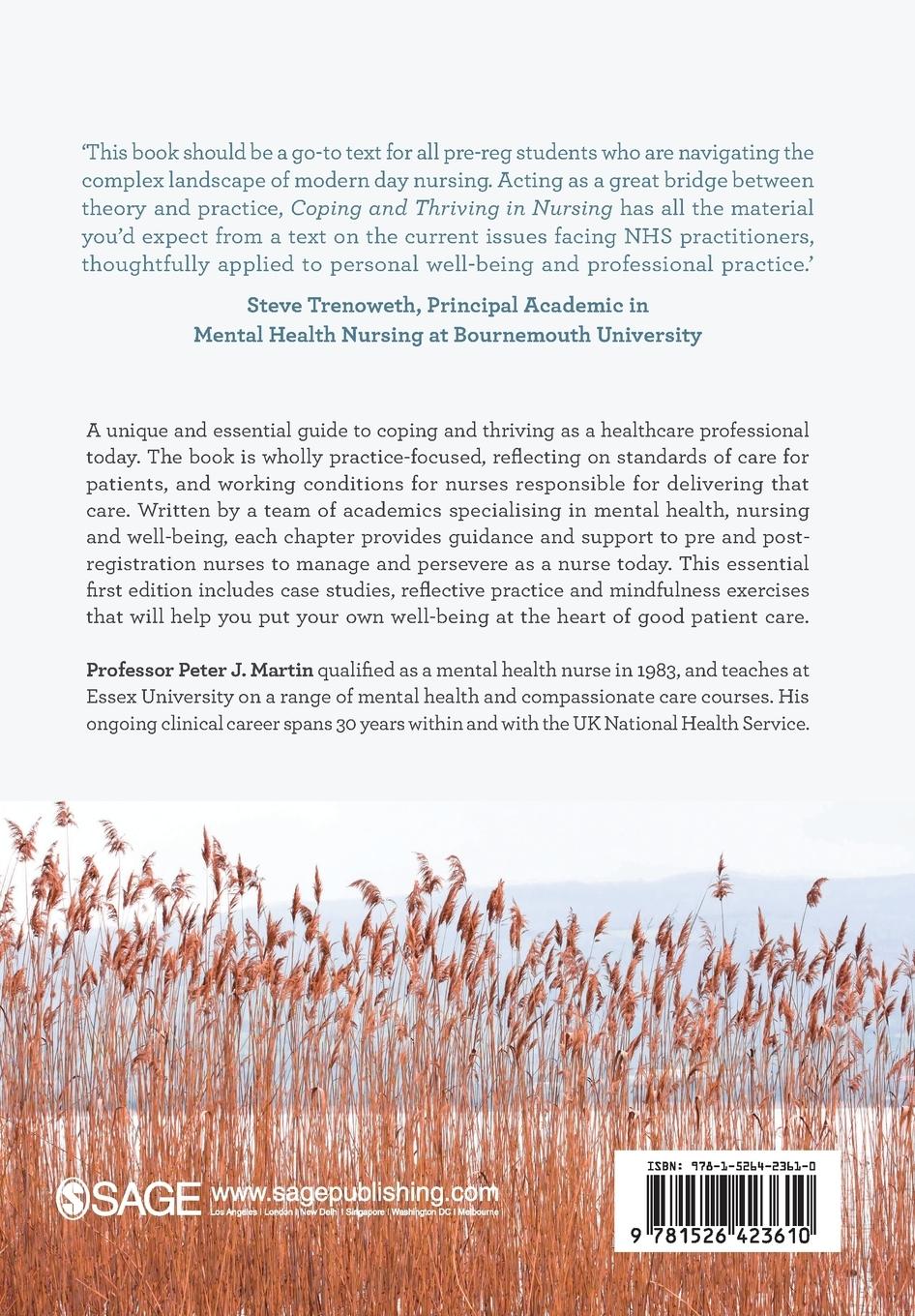 Rückseitencover Coping and Thriving in Nursing