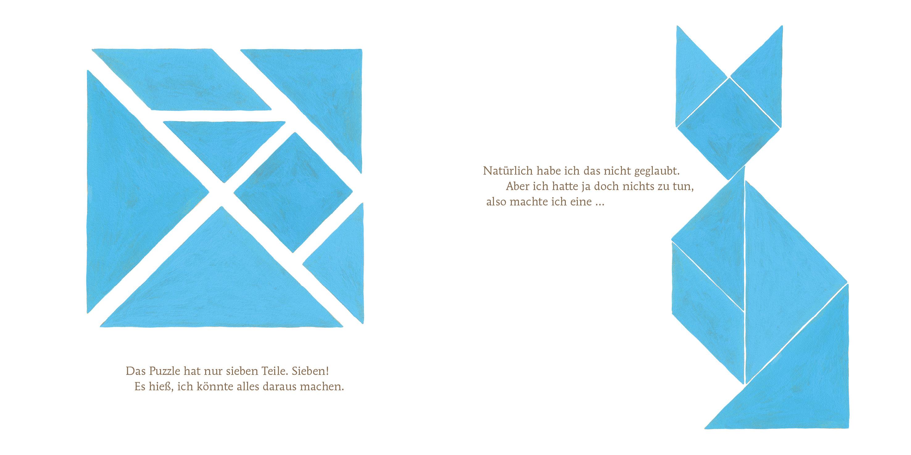 Beispielinhalt (Bild) Tangram Katze